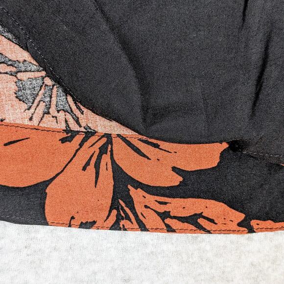 Free People The Perfect Sundress Small Floral Button Front Midi Boho Brown Black - Picture 8 of 14